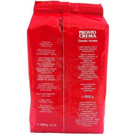Кофе Lavazza Pronto Crema Grande Aroma, 1 кг (зерновой) 607795 фото