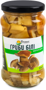 Грибы белые маринованные Домашні продукти 280 г (4820186124767) 1407797 фото