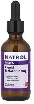 NATROL Melatonin Liquid 1mg - 60 ml 1456260 фото