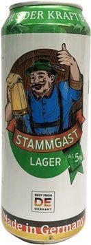 Пиво светлое Stammgast Lager ж/б 5% 0.5л (PLK4022411030847) 986865 фото