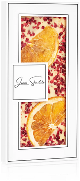 Шоколад Laviva Chocolate White chocolate "Orange" Апельсин 28%" белый 90 г (UA-0050) 1379470 фото