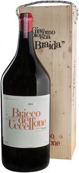 Вино Braida Barbera d`Asti Bricco Dell`Uccellone 2014 червоне сухе 12 л wooden box (BW30427) 1248957 фото