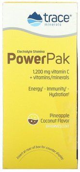 Trace Minerals Research Electrolyte Stamina Power Pak Электролиты со вкусом ананас и кокос 30 пакетиков 883888 фото