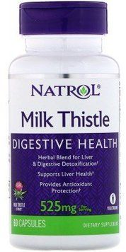 Natrol Milk Thistle 525 mg 60 Caps Расторопша 552395 фото