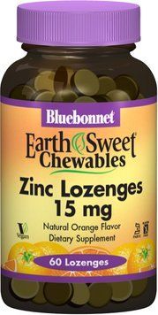 Bluebonnet Nutrition Zinc Lozenges 15 mg, 60 Lozenges (BLB0745) 659824 фото