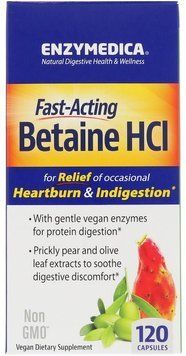 Enzymedica Betaine HCL, 120 Capsules (ENZ-10081) 654635 фото