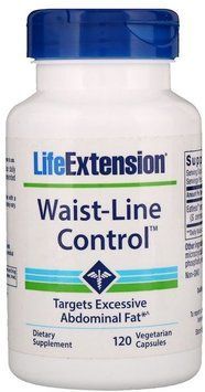 Life Extension Waist Line Control 120 Veggie Caps Спалювач черевного жиру 535133 фото