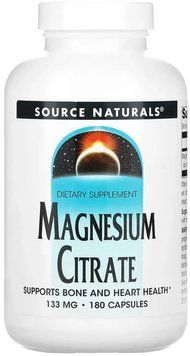 Source Naturals Magnesium Citrate 133mg - 180 Capsules 1452208 фото