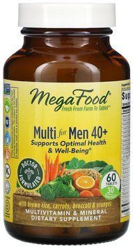 MegaFood Multi for men Мультивітаміни для чоловіків 40+ 60 таблеток 897030 фото
