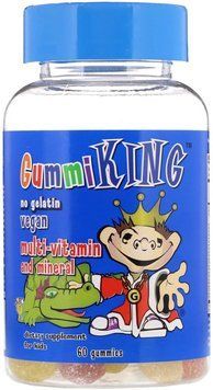 Gummi King Multi-Vitamin & Mineral For Kids 60 Gummies Мультивитамины и минералы для детей 499989 фото