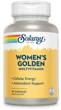 Solaray Women's Golden Multi-Vitamin - 90 Veg Capsules 1452616 фото