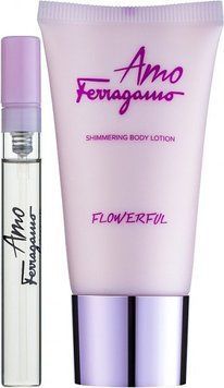 Набір Salvatore Ferragamo Amo Ferragamo Flowerful Туалетна вода 5ml+Лосьйон для тіла 30ml 1063127 фото