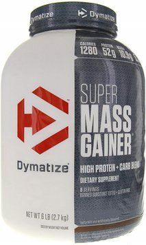 Гейнер Dymatize Super Mass Gainer 2722 g /8 servings/ Hardcore Chocolate 416566 фото