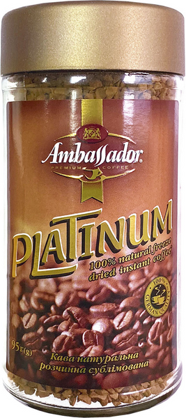 Кофе растворимый Ambassador Platinum 95 г (8718868866851) 1307627 фото
