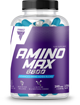 Trec Amino MAX 6800 320 capsules/40 servings/Unflavored 968226 фото