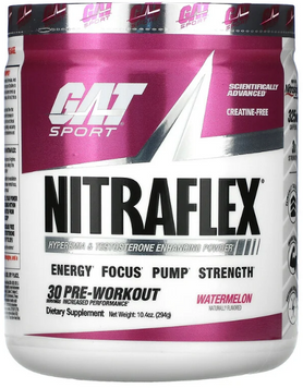 Предтренировочный комплекс Gat Nitraflex 294 g /30 servings/ Watermelon 816791 фото