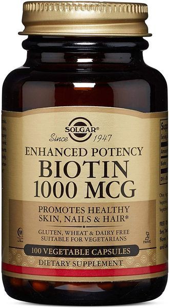 Solgar Biotin Солгар Биотин 1000 mcg 100 капсул 523560 фото
