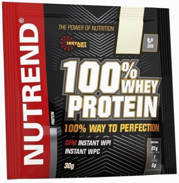 Nutrend 100% Whey Protein 30 g / 1 serving / kiwi+banana 1101835 фото