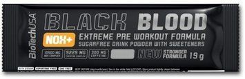 BioTechUSA Black Blood NOX + 19 g / 2 servings / Blueberry Lime 689144 фото