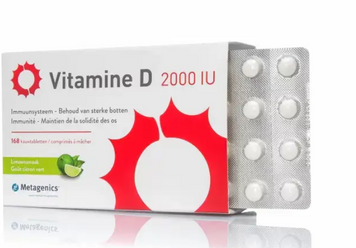 Metagenics Vitamin D Витамин Д 2000 МЕ 168 жевательных таблеток вкус лайма 1186360 фото
