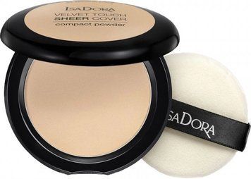 IsaDora Velvet Touch Sheer Compact Powder №41 Neutral Ivory Пудра компактна 10 g 869882 фото