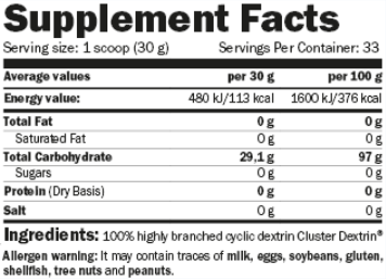 Гейнер Amix GlycoDex Pure 1000 g / 33 servings / natural 1137209 фото