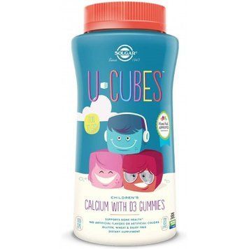 Solgar U-Cubes Children's Calcium + D3 Gummies 120 Gummies 466174 фото