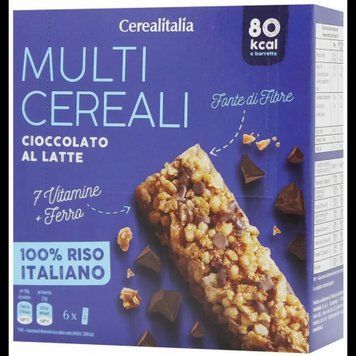 Батончик Cerealitalia мультизерновий Day By Day Молочний шоколад з вітамінами та мінералами 126 г (8010121021275) 1206557 фото