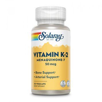 Solaray Vitamin K-2 MK-7 50mcg - 30 vcaps 1472033 фото