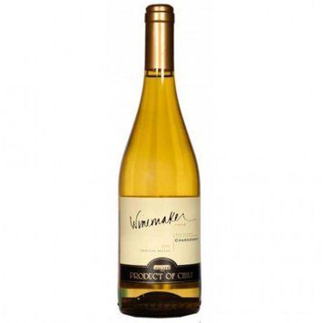 Вино Winemaker Chardonnay, біле сухе, 0.75л 13% (DIS7808765712762) 1180449 фото
