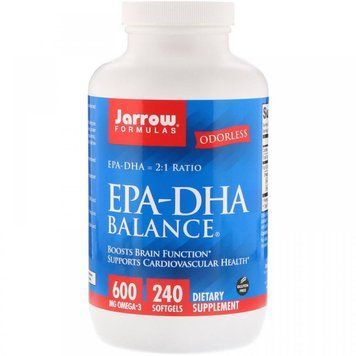 Jarrow Formulas EPA-DHA Balance 240 Softgels Рыбий жир баланс 534504 фото