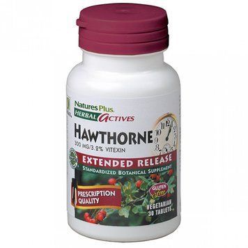 Natures Plus Herbal Actives Hawthorne 300 mg 30 Tabs Глід 491944 фото