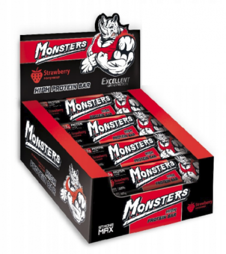 Monsters Strong Max 80 g x 20 Strawberry 796647 фото