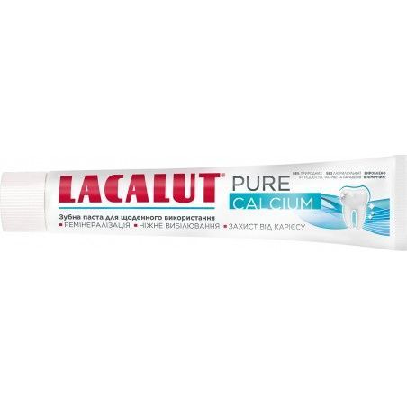 Lacalut Pure Calcium Зубна паста 75 ml 1162699 фото