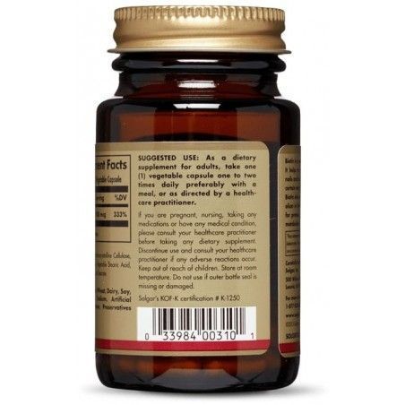 Solgar Biotin Солгар Биотин 1000 mcg 100 капсул 523560 фото