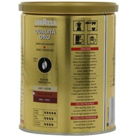 Кофе Lavazza Qualita Oro (банка), 250 гр 662586 фото