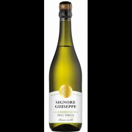 Ігристе вино Signore Giuseppe Lambrusco dell'Emilia Bianco біле 0.75 л (WHS8052783850534) 816182 фото