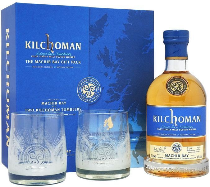 Виски Kilchoman Machir Bay 0.7л подарочный набор(Килхоман Махир Бэй подарочный набор) 1158402 фото