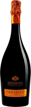 Вино ігристе Sizarini Prosecco DOС Morando біле екстра сухе 11% 0.75 л (8007531100133) 1345280 фото