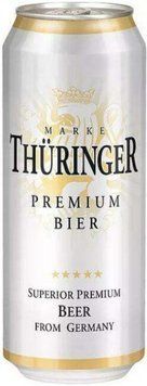 Пиво светлое Thueringer Premium ж/б 4.3% 0.5л (PLK4012440024535) 986866 фото