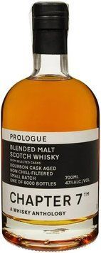 Віскі Chapter 7 Prologue Blended Malt Scotch Bourbon Casks 47% 0.7 л у подарунковій упаковці (FSH_5060846370694) 1359439 фото