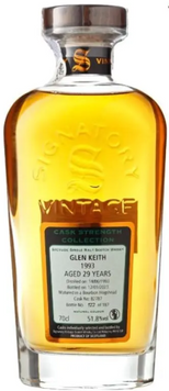 Віскі Signatory Glen Keith Cask Strength 51.8% 0.7 л (BWW7179) 1238997 фото