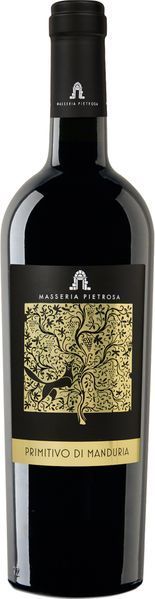 Masseria Pietrosa Primitivo Di Maduria DOP Puglia, червоне сухе, 0.75л 14% (PRV8023354130416) 1216927 фото