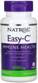 Natrol Easy-C 500 mg Вітамін С 60 таблеток 772606 фото