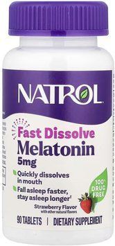 NATROL Melatonin 5mg - 90 Tablets 1456261 фото