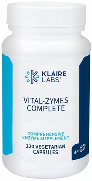 Klaire Labs Vital-Zymes Complete Ензими 120 капсул 793776 фото