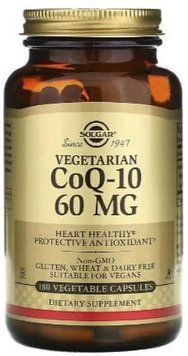 Solgar CoQ-10 60 mg Солгар Коензим Q10 вегетаріанський 180 капcул 837450 фото