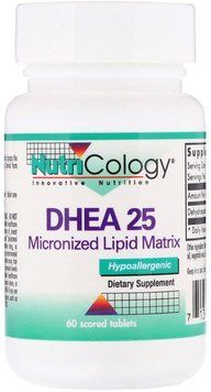Nutricology DHEA 25 Micronized Lipid Matrix 60 Tabs (ARG-52820) 581495 фото