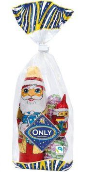 Шоколад молочний Only Santa Clauses Санта Клаус Мікс 100 г (9002859050381) 1368748 фото