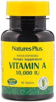 Nature's Plus, Vitamin A, 10,000 IU, 90 Tablets (NTP00981) 631587 фото